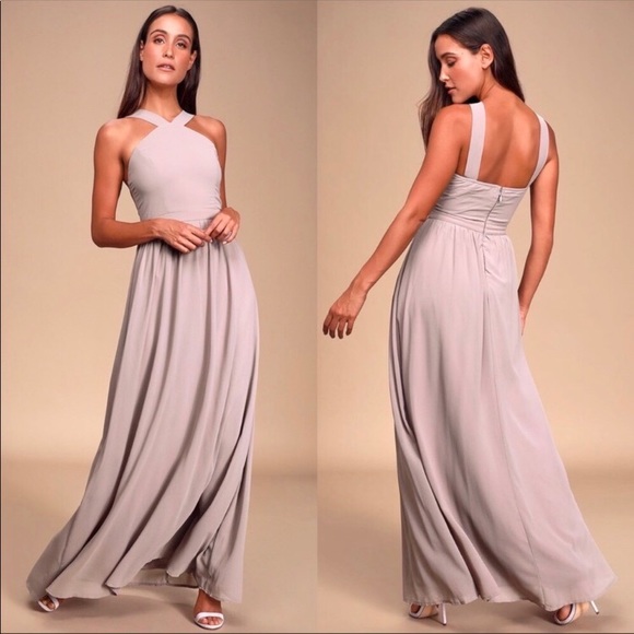 Lulus Dresses & Skirts - Lulu’s Air of Romance Chiffon Maxi Dress